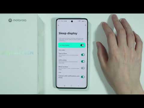 Motorola Edge 60 Fusion: How to Turn ON/OFF Always On Display (AOD) - Sleep Display