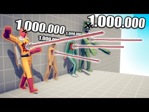 1.000.000 DAMAGE SPEAR THROWER vs UNITS - TABS | Totally Accurate Battle Simulator 2023