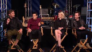 Bohemian Rhapsody - Itw Rami Malek, Joseph Mazzello, Lucy Boynton, Gwilym Lee (official video)