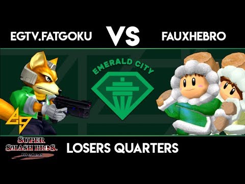 Emerald City 7 - EGtv.FatGoku vs Fauxhebro - Melee Losers Quarterfinals