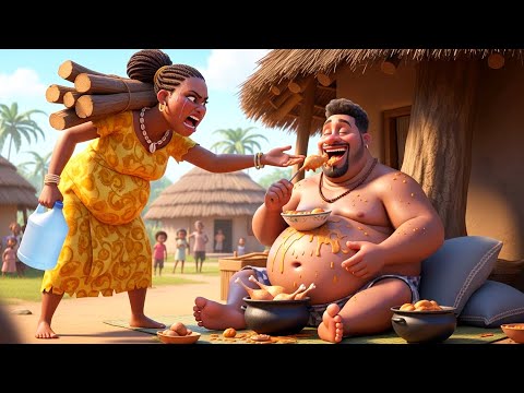 Full Story | Nkechi and her Lazy Husband #storytelling  #folktales #moralstories #storytime #story