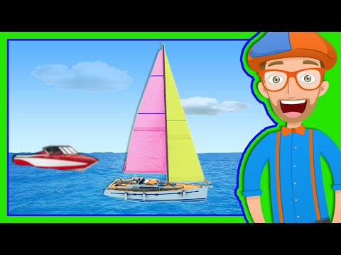 Boats for Preschoolers | The Blippi Boat Song Video