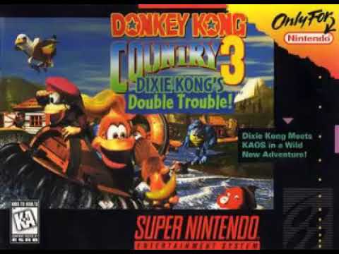 10 HOURS of Enchanted Riverbank [Restored] - Donkey Kong Country 3 Dixie Kong's Double Trouble! SNES