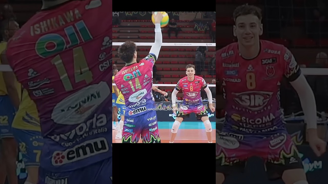 YUKI & LOSER ふたりの対人パス✨石川祐希 選手 #short #yukiishikawa #agustinloser #石川祐希
