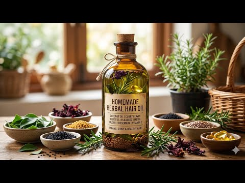 Premium Herbal Hair Growth & Strengthening Oil | 100% Natural