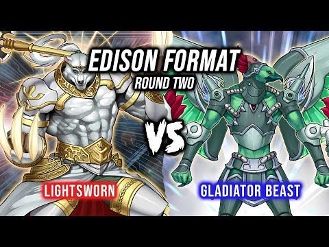 Yu-Gi-Oh! Edison Format Round 2: Lightsworn Vs Gladiator Beast