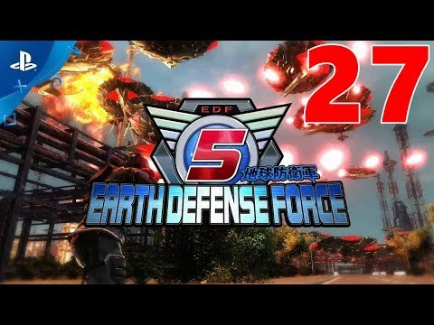 Earth Defense Force 5 Gameplay Walkthrough Part 27 Mission 58-59