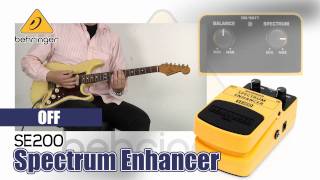 箱付き/ BEHRINGER SPECTRUM ENHANCER SE200 Behringer SE200 Spectrum Enhancer - What To Know & Where To