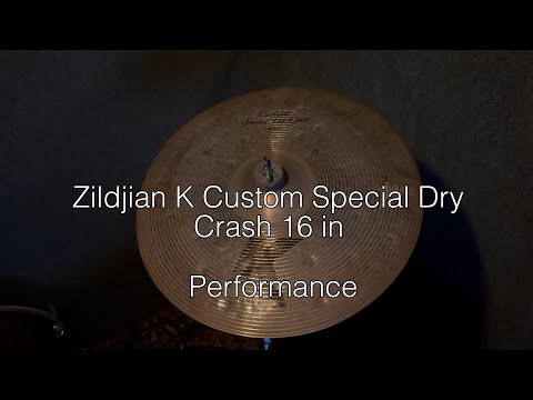 Zildjian K Custom Special Dry Crash 16in - #demo #performance