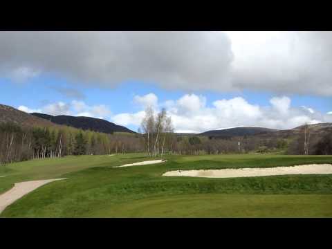 Strollers Golf Tour 2012 - Gordon first tee at Kingussie (Miles Right)