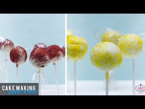 Lemon Cake Pop A536 & Red Velvet Cake Pop A526