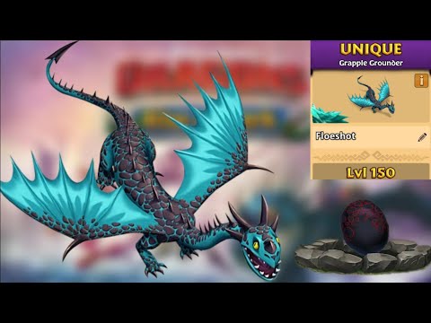 Floeshot Max Level 150 Titan Mode -Unique Grapple Grounder Dragons:Rise of Berk