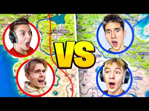I CHALLENGE MY TEAM ALONE across the ENTIRE MAP!! Fortnite ITA