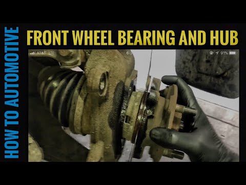 How To Replace Front Hub And Wheel Bearings On A 2003-2009 Nissan Quest