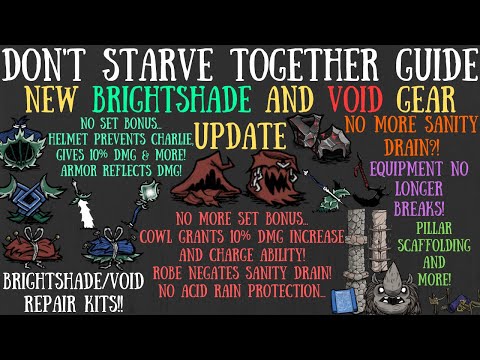 FULL Brightshade & Void Gear Update! NEW Mechanics, Crafts & More - Don't Starve Together Guide
