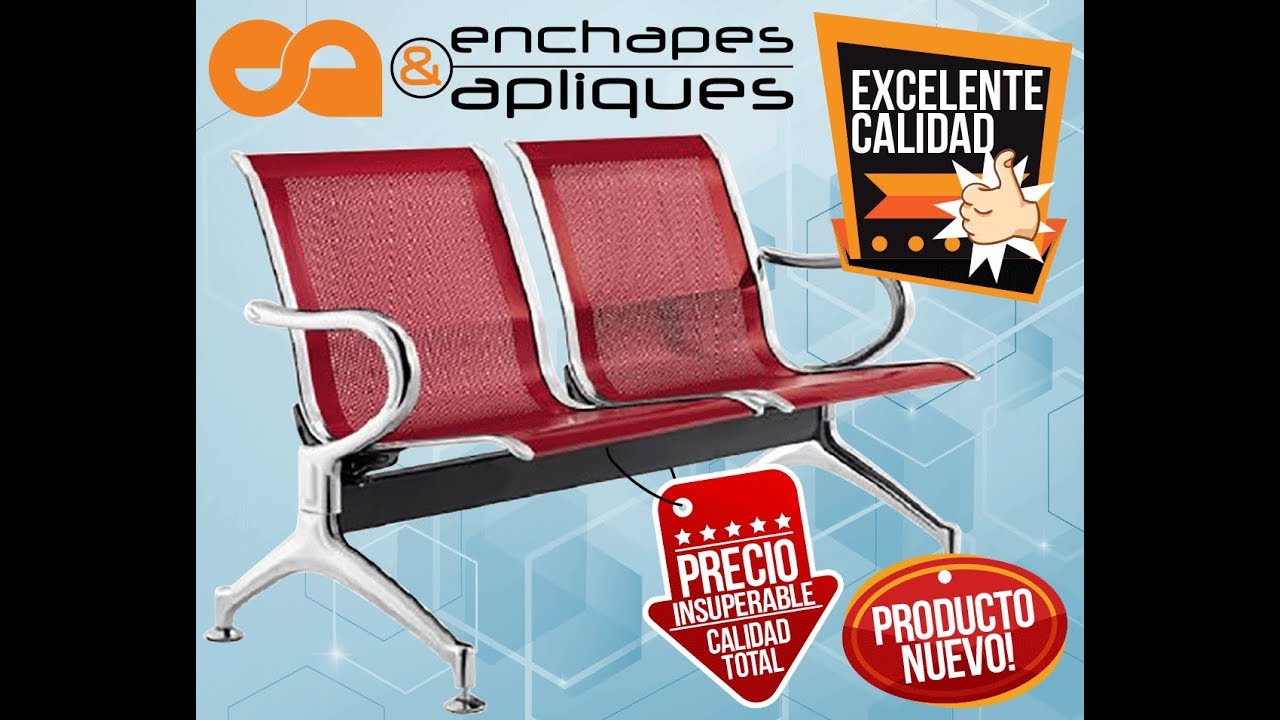 Silla tandem sala de espera