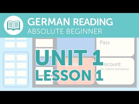 German Reading for Absolute Beginners Buying a Train Ticket