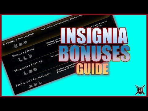 What insignia bonuses newer players can use !! guide!!