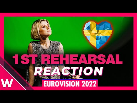 Sweden First Rehearsal: Cornelia Jakobs "Hold Me Closer" @ Eurovision 2022 (Reaction)