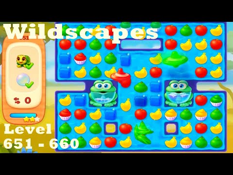 Wildscapes Level 651 - 660 HD Walkthrough | Gameplay | 3 - match game | ios | android | pc | app