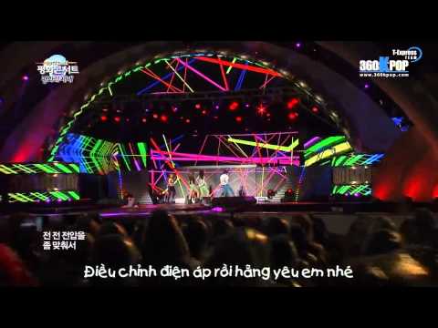 [Vietsub][Perf] f(x) - Electric Shock (DMZ Concert ) {T-express Team}