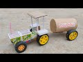 How To Make Matchbox Water Tank Tractor Trolley DIY Tractor Science Project