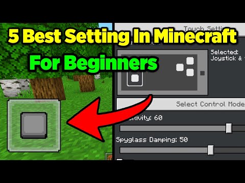 5 Best Minecraft Settings Mobile For Beginners (1.20) In Hindi
