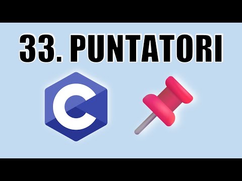 Corso base C | 33. Puntatori