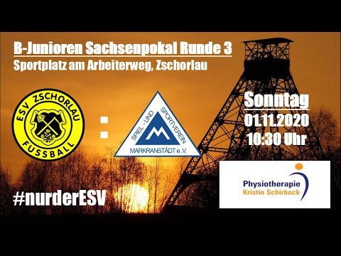B-Jugend Sachsenpokal 3.Runde - Niederlage gegen SSV Markranstädt