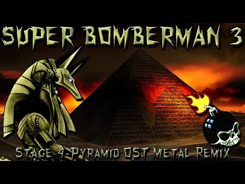 Super Bomberman 3 SNES 🎵 Stage 4 - Pyramid OST 🎵 Industrial Desert Ambient Remix 🎵