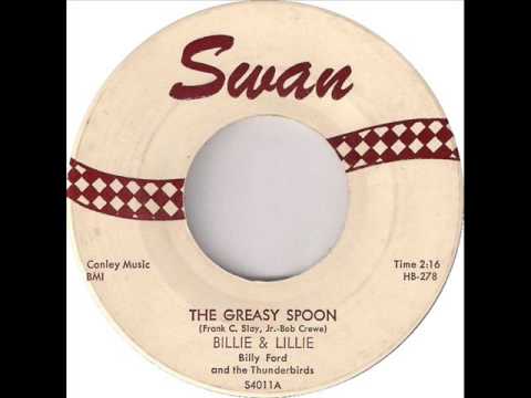 Billie & Lillie - The Greasy Spoon / Hangin' On To You (Swan 4011) 1958