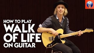 How to Play Walk of Life On Guitar - Dire Straits Walk of Life Lesson Guitar