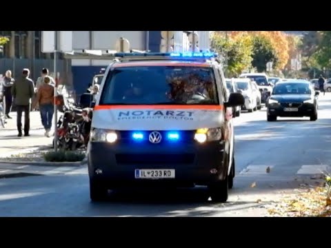 [Reservefahrzeug] Reserve-NEF ÖRK Tirol (RD 11-101) + RTW ASB Innsbruck - Einsatzfahrten