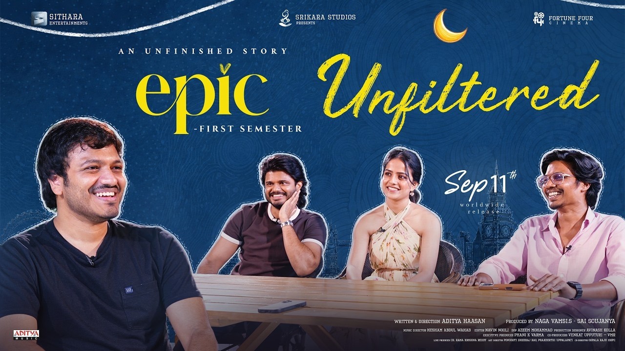 Team Epic Unfiltered Full Interview | Anand | Vaishnavi | Aditya Haasan Sai Marthand