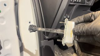 2021-2026 Toyota Sienna Front Door Check Strap Limiter Removal And Installation Instructions
