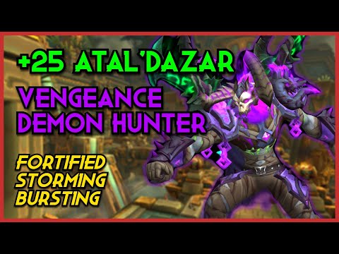Vengeance Demon Hunter  | +25 Atal'Dazar Fortified | Dragonflight Season 3 Mythic Plus