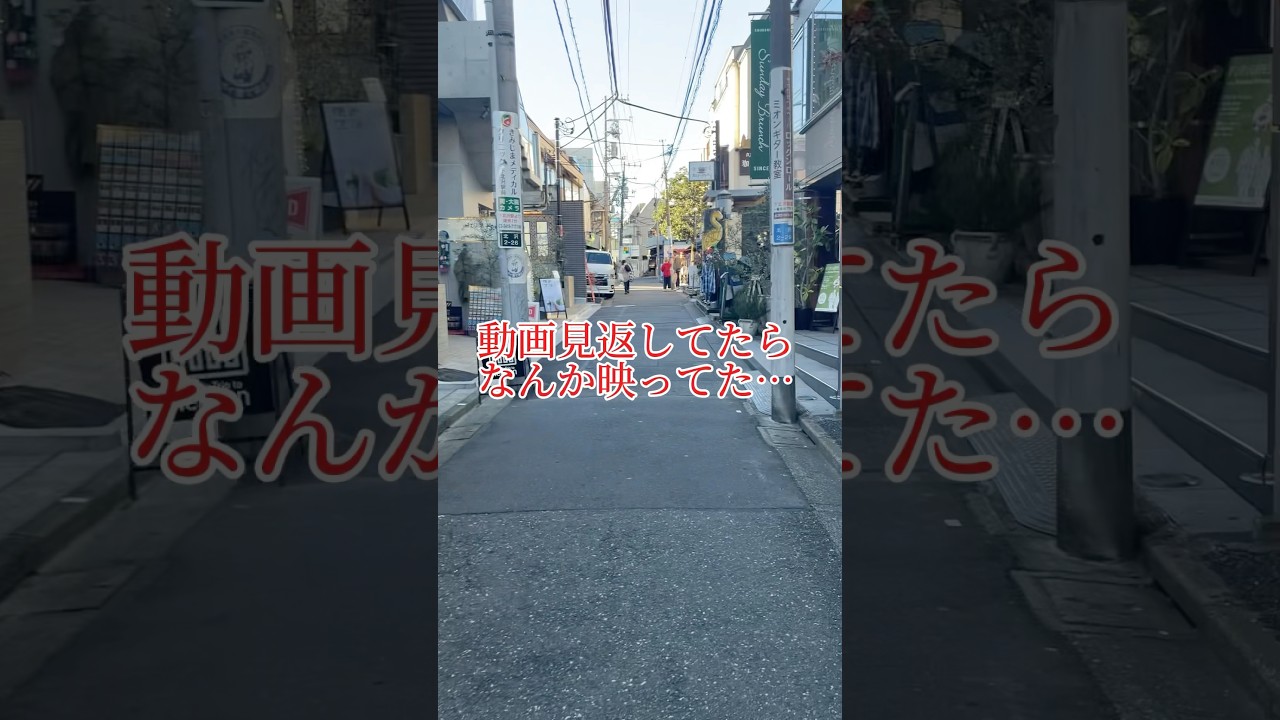 動画見返してたらなんか映ってた…#shorts