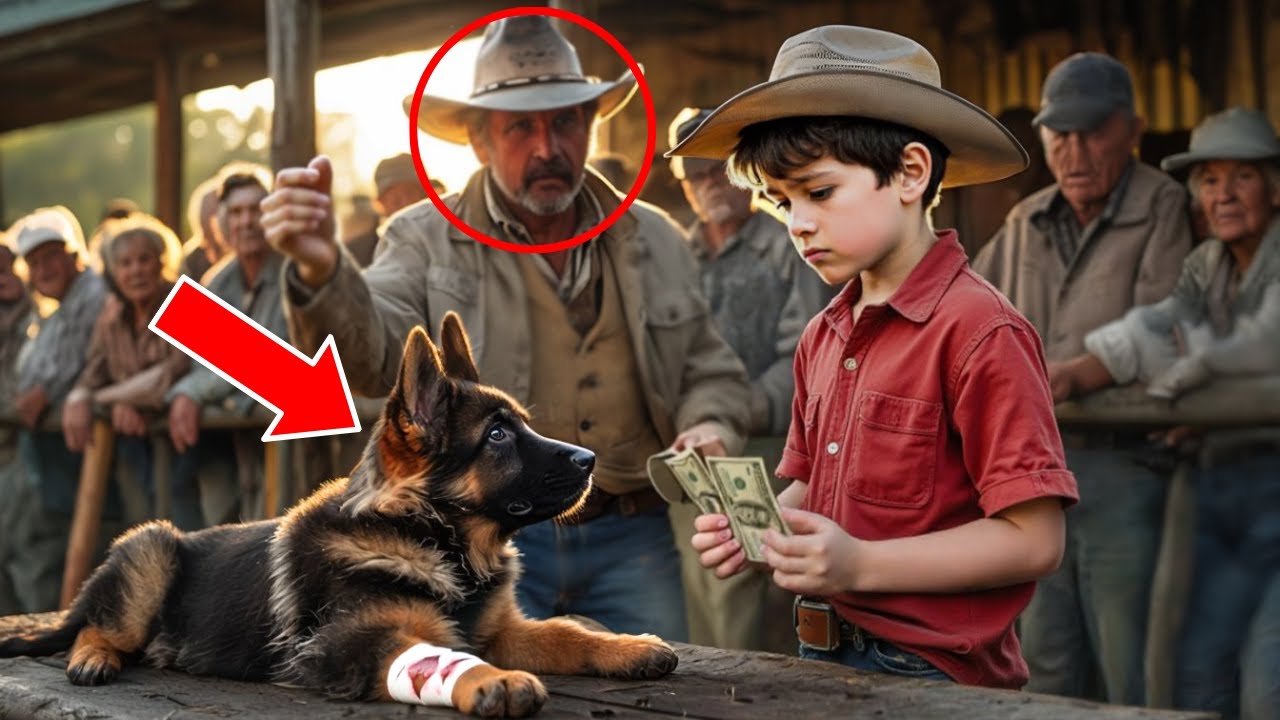 Rejected Dog At Auction Is Bought By A 9-Year-Old Boy, And What Happens Next Moves Everyone...