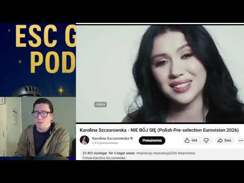 Karolina Szczurowska - NIE BÓJ SIĘ (Eurovision2026 POLAND ) #eurovision2026 #reaction