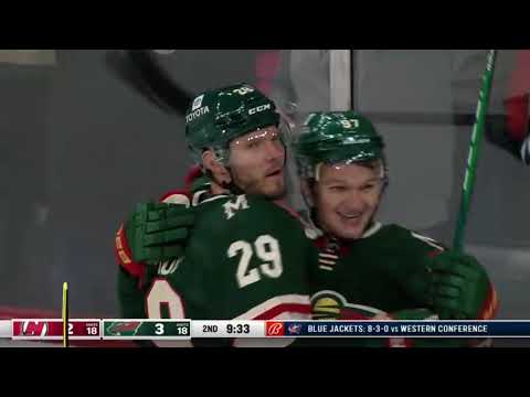 Dmitri Kulikov's goal vs Devils, Kaprizov has an assist (2 dec 2021)