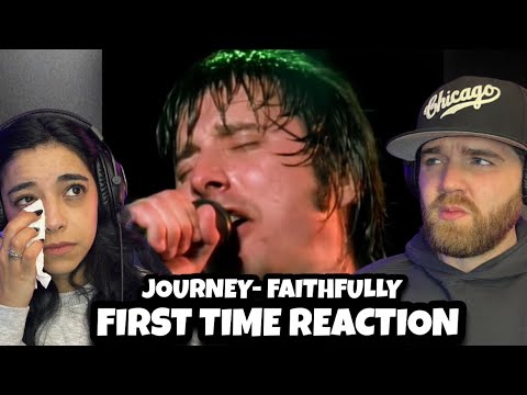 HAD US BOTH READY TO CRY : Journey - Faithfully | First Time Reaction