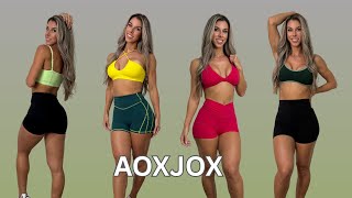 Trying out the Amazon brand AOXJOX | Activewear under $30! | Try On Haul & Review
