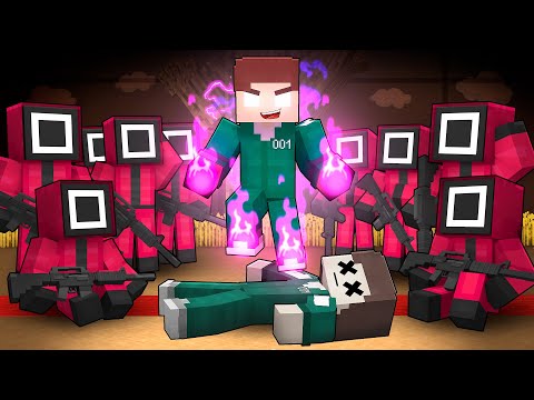 Dark JJ Player vs SQUID GAME - Maizen Minecraft Animation
