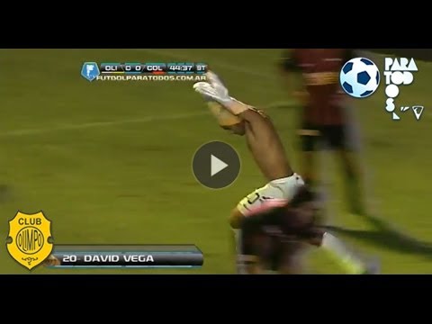 Gol de Vega. Olimpo 1 - Colón 0. Fecha 19. Torneo Inicial 2013. Fútbol Para Todos