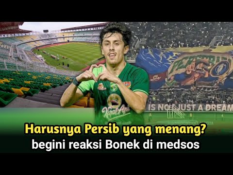 Unexpected ‼️ This is the reaction of Bonek who said they were helped a lot by the referee