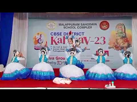 Group Dance  LP /  First /CBSE  District Kalotsav -2023 /Sainik Public School /Nilambur Naduvath