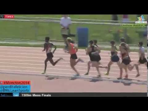 1500m Final (Charles P-T 2e) - Canadian Track and Field Championships 2014