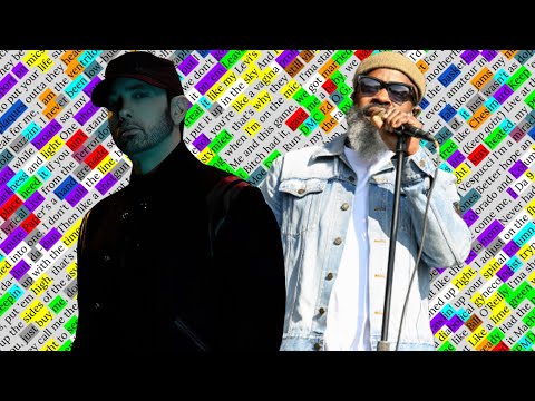 Eminem & Black Thought, Yah Yah | Rhyme Scheme Highlighted