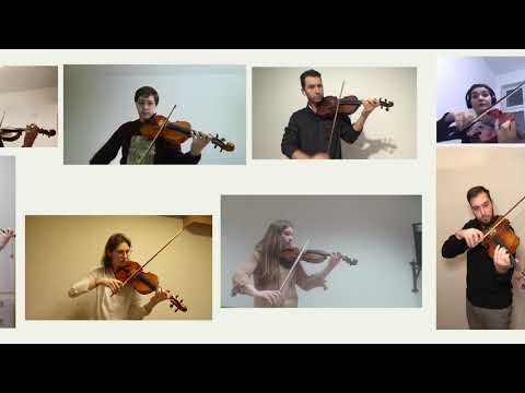 Basse Dance from Capriol Suite by P. Warlock virtually played by the Western Balkans Youth Orchestra