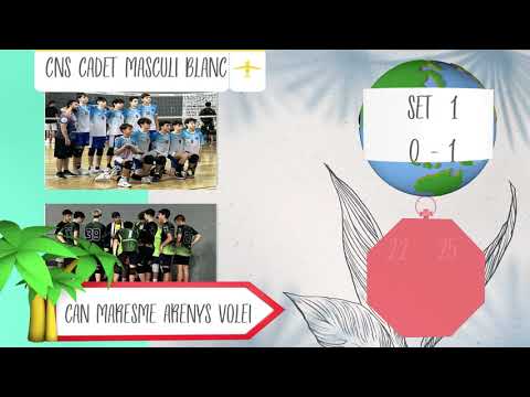 08 10 2023 Iker CNS Cadet Blanc 0   Can Maresma Arenys Volei 3
